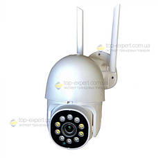 Набор уличного видеонаблюдения 3 в 1 уличная поворотная IP камера V380 Pro Wifi PT 2Мп с картой памяти, фото 3