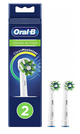 Насадки для електричної зубної щітки Oral-B Cross Action 2 шт, фото 2