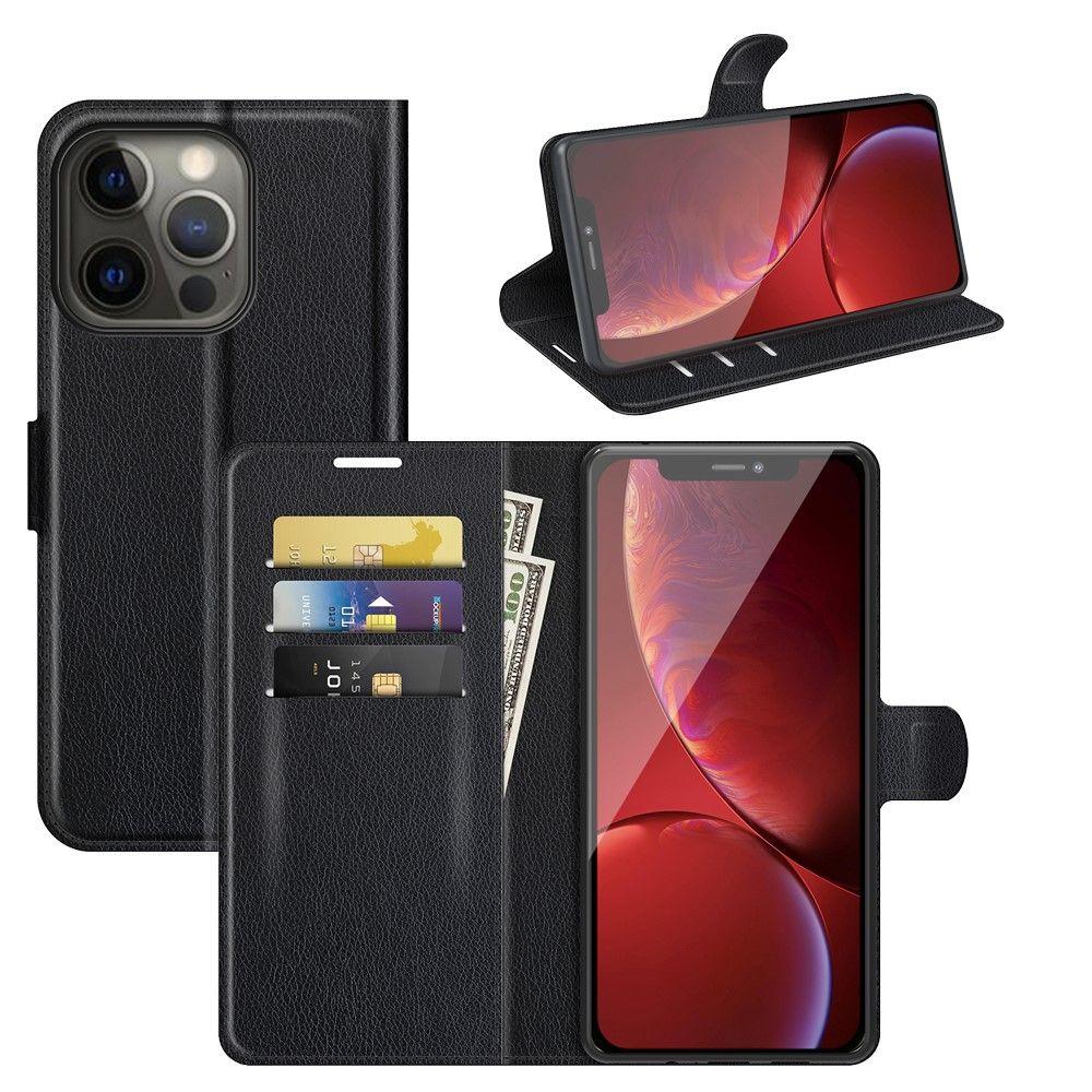 Чохол-книжка Litchie Wallet для Apple iPhone 13 Pro Max Black
