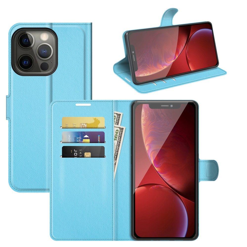 Чохол-книжка Litchie Wallet для Apple iPhone 13 Pro Max Light Blue, фото 1