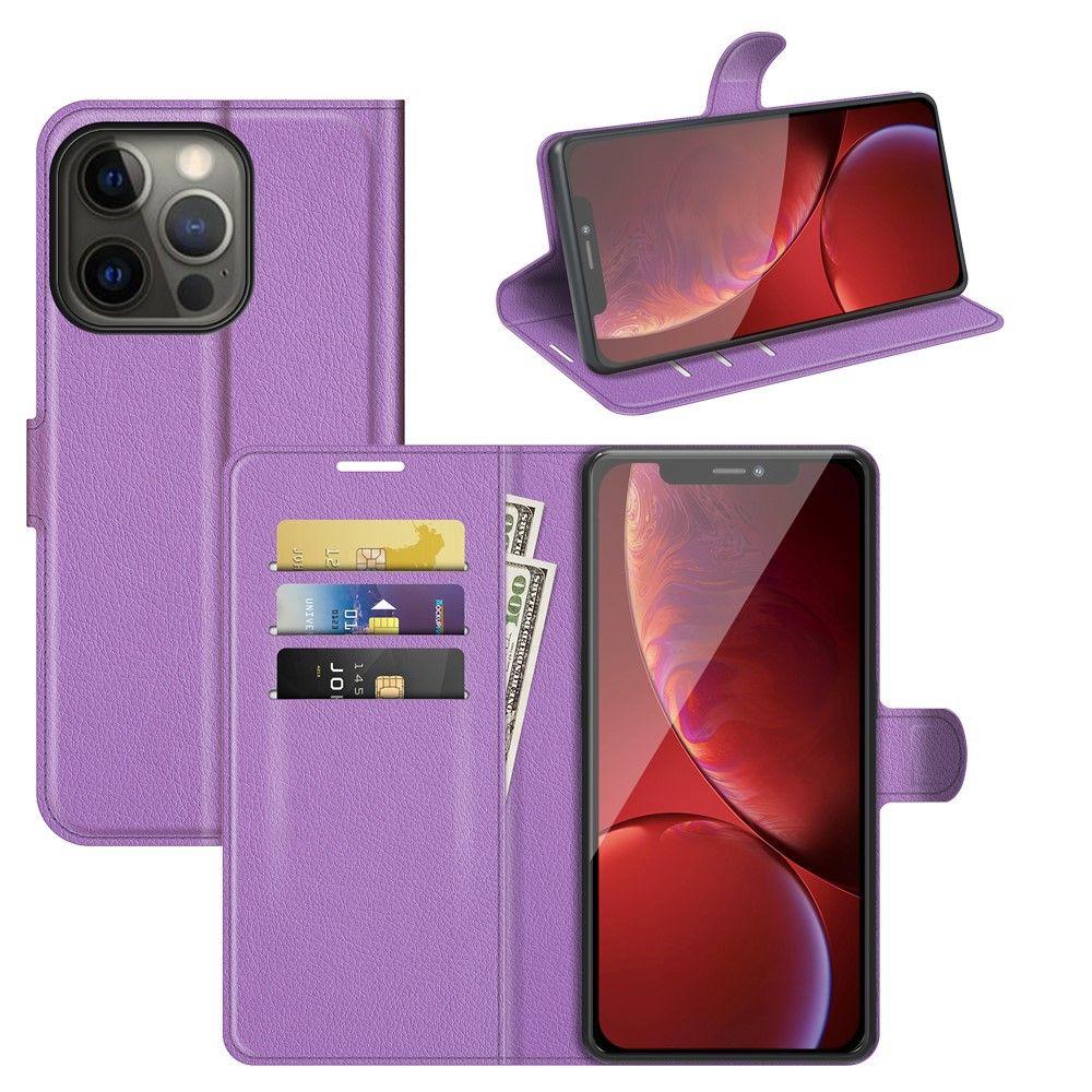 Чохол-книжка Litchie Wallet для Apple iPhone 13 Pro Max Violet