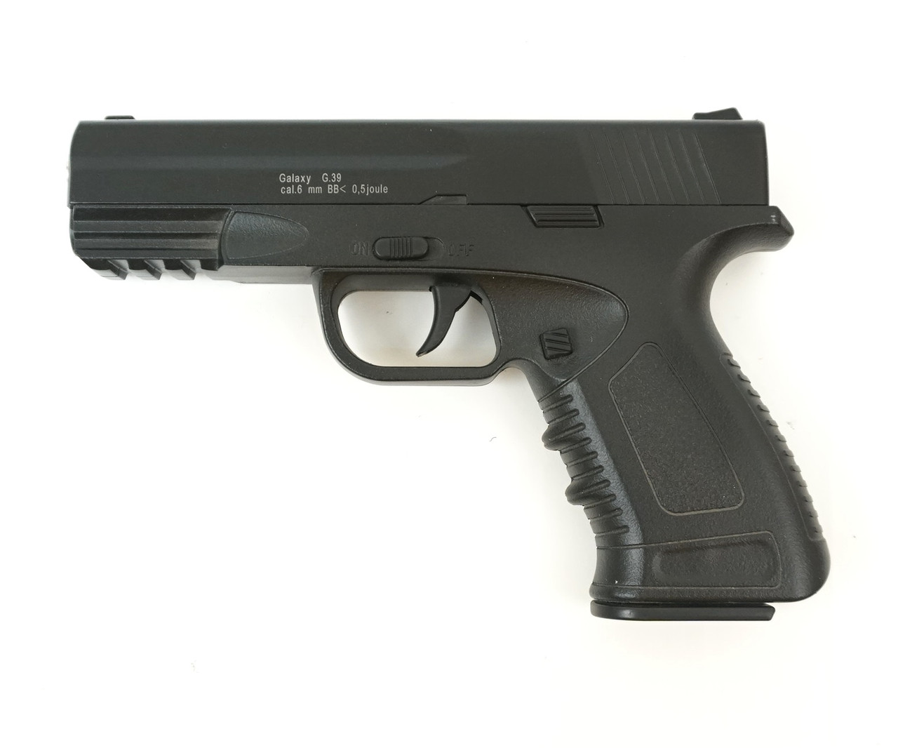 Пистолет детский Glock 17 спринговый металлический 6 мм - фото 3 - id-p1613295149