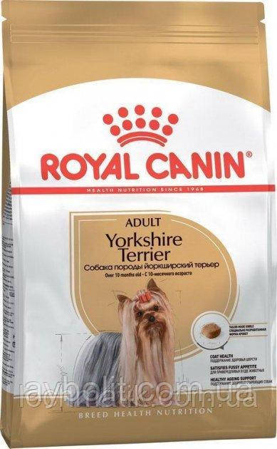 Сухой корм Royal Canin Yorkshire Terrier Adult для взрослых собак старше 10 месяцев 3 кг