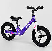 Дитячий велобіг надувні колеса D=12, магнієва рама, магнієве кермо Corso 22709