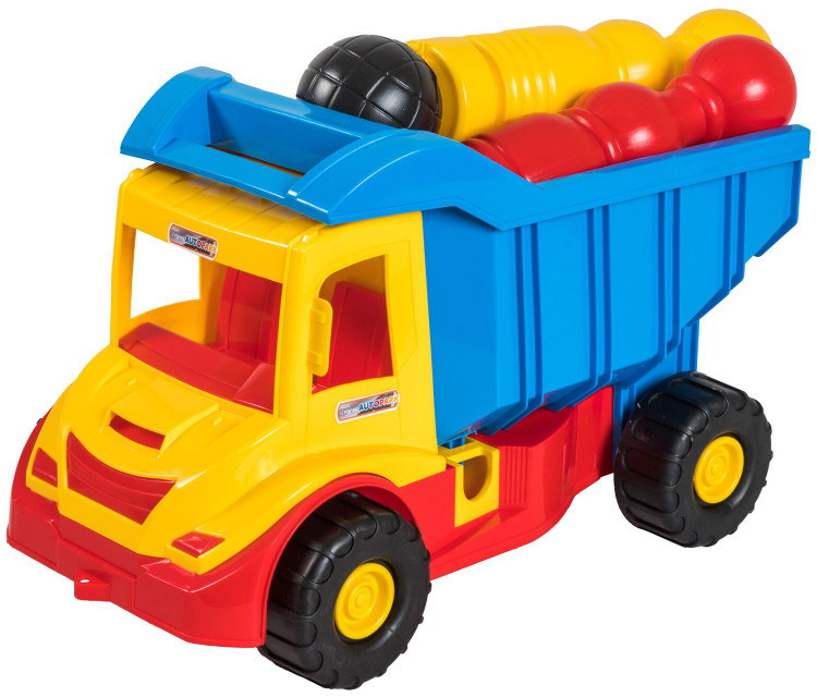 Вантажівка з кеглями "Multi truck" 40см, 39220