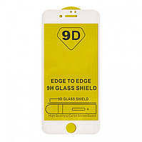Захисне скло 9D для iPhone 6 / 6s White