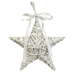 Декор із лози "Зірка" 27*27 см Solar Moon