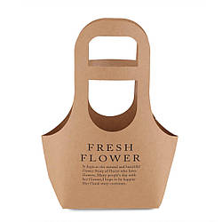 Кошик для квітів "Flower" 22*10*40, коричневий ELISEY