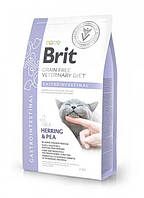 Сухой корм для котов страдающих гастроэнтеритом Brit GF Veterinary Diets Cat Gastrointestinal  2 кг