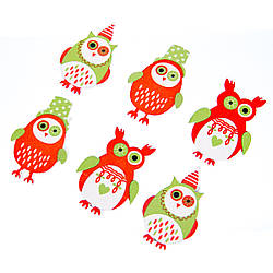 Комплект прищіпок "Сови", 6 шт Solar Moon