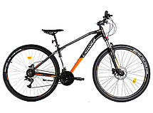 Горный велосипед Crosser Jazz 29 дюймов размер рамы 21" серый, фото 3