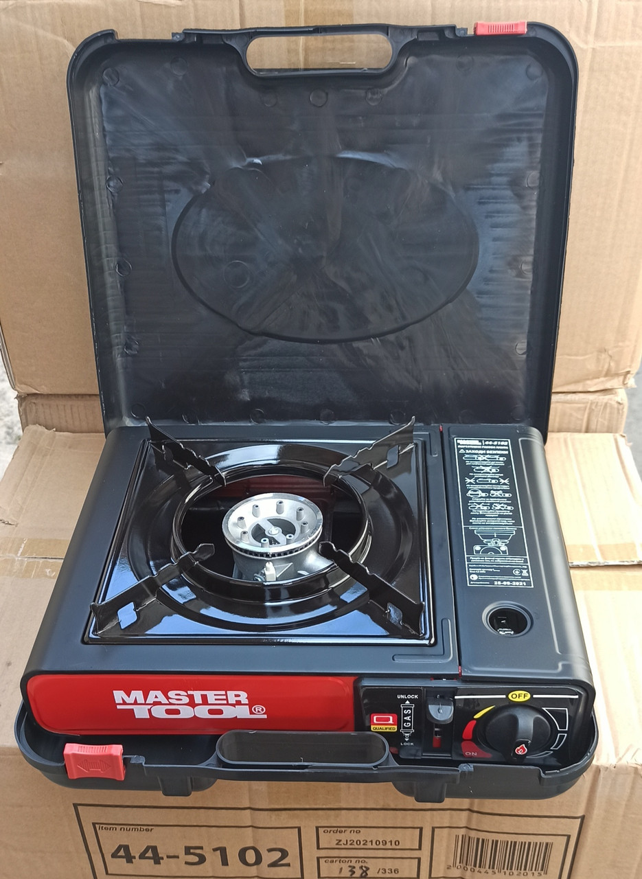 Туристичний газовий пальник MasterTool 44-5102 з п'єзоелементом