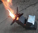 Турбо піч ракета турбопічка похідна пічка піч щіпочниця туристична складана маленька 1,6 кг без малюнка, фото 4