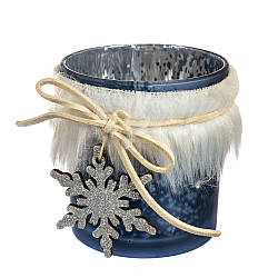 Підсвічник "Пухнастий" синій Solar Moon