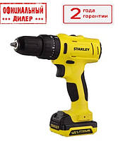 Аккумуляторный ударный шуруповерт STANLEY SCH121S2K (12 В, 1.5Ач, двухскоростной) YLP