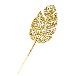 Декоративна гілка "Золота монстера" Solar Moon