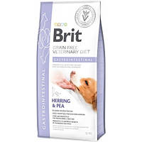 Сухой корм для собак при нарушении подвижности суставов Brit GF VetDiets Dog Mobility с сельдью 12 кг