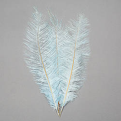 Страусине перо 55 см світло-блакитний Solar Moon
