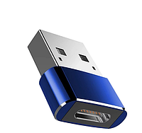 Переходник USB Male to Type-C Female Adapter Converter. Адаптер TypeC (мама) - USB (папа) VE03Q