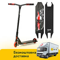 Самокат трюковый FEAR (SCS-система, ПЕГИ, колёса PU, d=115мм) Best Scooter МТ-50599 Красный