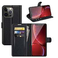 Чехол-книжка Litchie Wallet для Apple iPhone 13 Pro Black