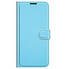 Чохол-книжка Litchie Wallet для Huawei P50 Light Blue, фото 2