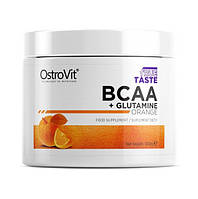 Аминокислота OstroVit Bcaa + Glutamine 200 г Апельсин