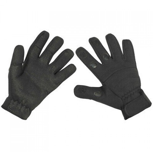 Рукавички тактичні армійські MFH COMBAT NEOPRENE GLOVES BLACK 873A