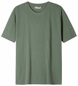 Чоловіча світлооливкова однотонна футболка у великому розмірі 58 60 62