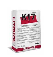 Клей на цементной основе LITOKOL K17 20 кг C1 серый