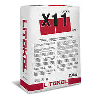 Клей на цементной основе LITOKOL X11 20 кг C2TE серый