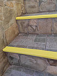 Гумова антиковзна накладка на сходи  50х20мм (Жовта), фото 2