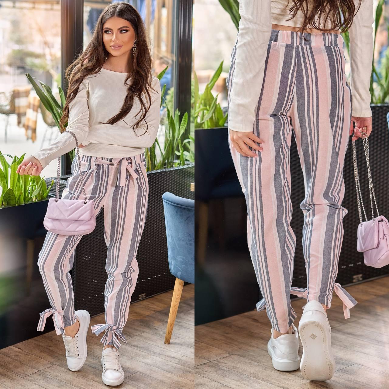 Жіночі штани в смужку, фото 1