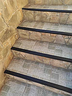 Самоклеюча антиковзна накладка на ступені (Чорна)