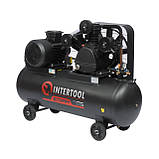 Компресор 300 л 11 кВт, 380 В, 10 aтм, 1600 л/хв., 3 циліндри INTERTOOL PT-0050, фото 2