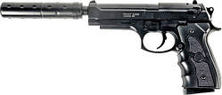 Страшний пістолет Galaxy G052A Beretta 92 з глушником