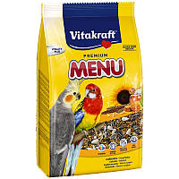 Корм для нимф и больших попугаев Vitakraft Premium Menu 1 кг Акция