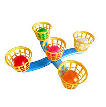 Дитячий пластиковий кільцекид №3 із кошиками, ТМ Бамсик