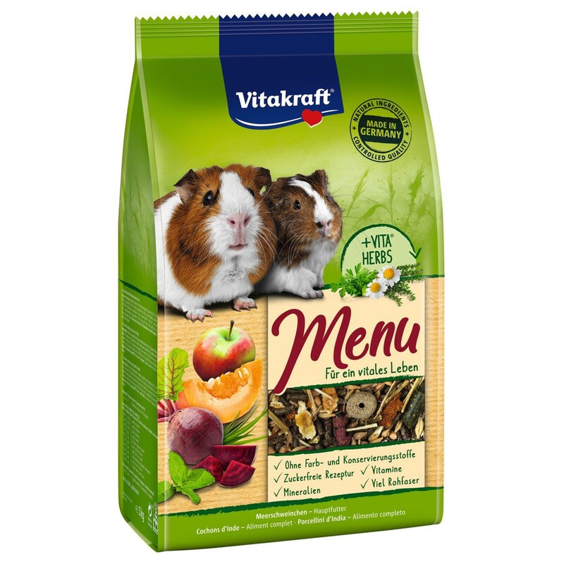 Корм для морських свинок Vitakraft Menu Vita Herbs 1 кг Акція