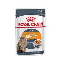 Влажный корм для котов Royal Canin Hair & Skin Care Jelly 85 г Акция