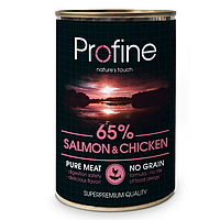 Влажный корм для собак Profine Salmon & Chicken 400 г Акция