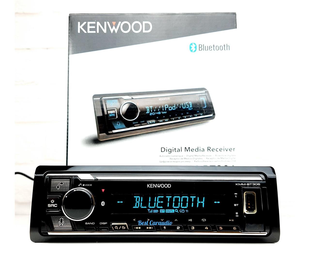 Процесорна автомагнітола Kenwood KMM-BT306