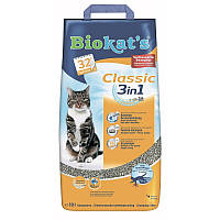 Бентонітовий наповнювач туалету для кішок Biokat's Classic 3 in 1 10 л Акція