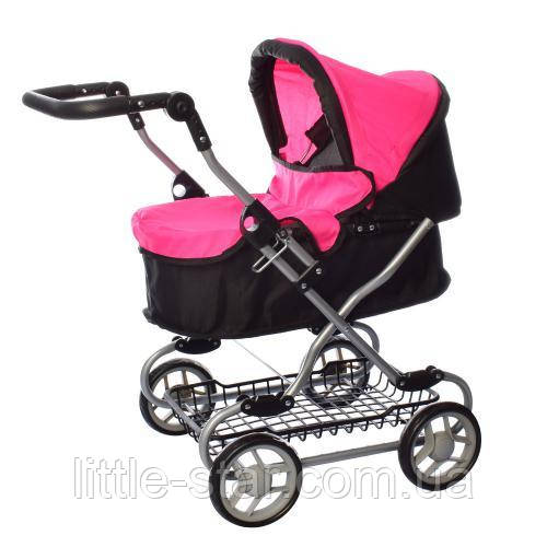 Коляска прогулянкова для ляльки, металеві, висота до ручки - max 75 см, MELOGO 9680W