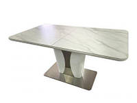 Стол обеденный Rockford T-7255 White Matt Ceramic ZH01 1600(+500) x 900 x 760