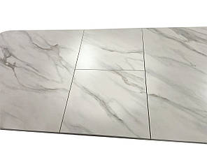Обідній стіл Rockford T-7255 White Matt Ceramic ZH01 1600(+500) x 900 x 760, фото 3
