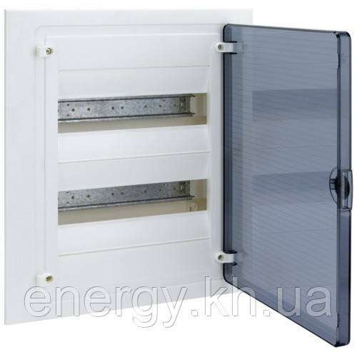 Hager Golf VF212TD  Щит на 24 модулі (2x12) внутрішньої установки з прозорими дверцятами, фото 1