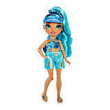 Лялька RAINBOW HIGH серії Pacific Coast КАПРІ / Rainbow High Pacific Coast Hali Capri (Blue) Fashion Doll with Pool Accessories pl, фото 3