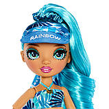 Лялька RAINBOW HIGH серії Pacific Coast КАПРІ / Rainbow High Pacific Coast Hali Capri (Blue) Fashion Doll with Pool Accessories pl, фото 8