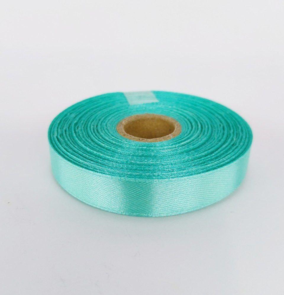 Стрічка атласна LiaM колір м'ятна 1,2 см ширина 25 ярдів, фото 1